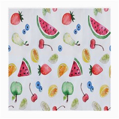 Fruit Summer Vitamin Watercolor Medium Glasses Cloth by artworkshop