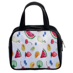 Fruit Summer Vitamin Watercolor Classic Handbag (two Sides) by artworkshop