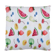 Fruit Summer Vitamin Watercolor Standard Cushion Case (one Side) by artworkshop