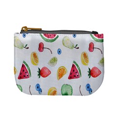 Fruit Summer Vitamin Watercolor Mini Coin Purse by artworkshop