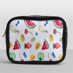 Fruit Summer Vitamin Watercolor Mini Toiletries Bag (one Side) by artworkshop