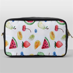 Fruit Summer Vitamin Watercolor Toiletries Bag (one Side) by artworkshop