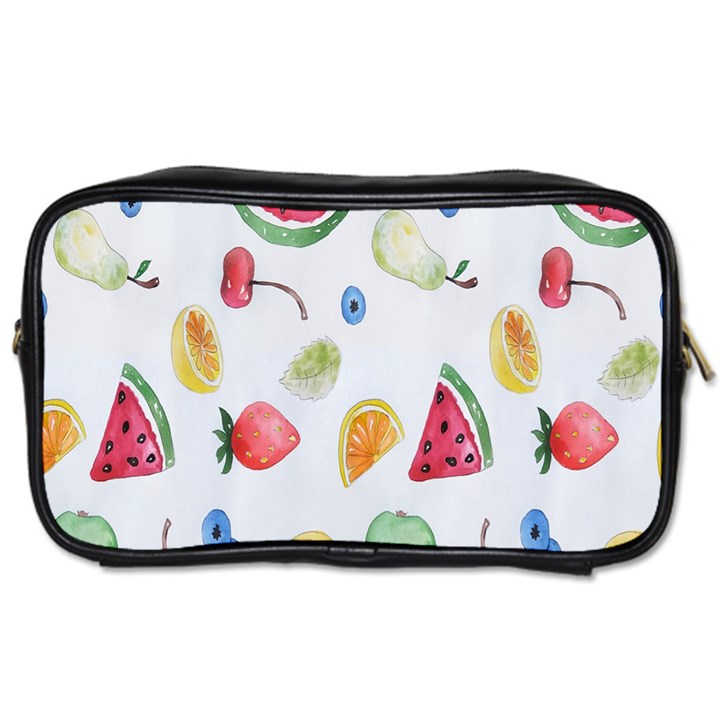 Fruit Summer Vitamin Watercolor Toiletries Bag (Two Sides)