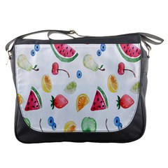 Fruit Summer Vitamin Watercolor Messenger Bag