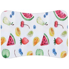 Fruit Summer Vitamin Watercolor Velour Seat Head Rest Cushion by artworkshop