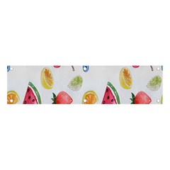 Fruit Summer Vitamin Watercolor Banner And Sign 4  X 1 