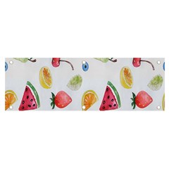 Fruit Summer Vitamin Watercolor Banner And Sign 6  X 2  by artworkshop