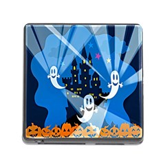 Halloween Ghosts Haunted House Memory Card Reader (square 5 Slot) by artworkshop