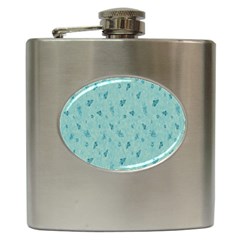 Missile Pattern Hip Flask (6 Oz)