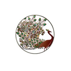 Peacock Graceful Bird Animal Hat Clip Ball Marker (4 Pack) by artworkshop