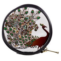 Peacock Graceful Bird Animal Mini Makeup Bag by artworkshop