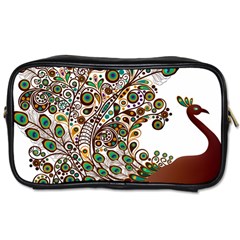 Peacock Graceful Bird Animal Toiletries Bag (one Side) by artworkshop