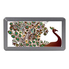 Peacock Graceful Bird Animal Memory Card Reader (mini) by artworkshop