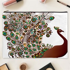 Peacock Graceful Bird Animal Cosmetic Bag (xxxl) by artworkshop