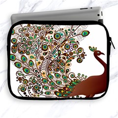 Peacock Graceful Bird Animal Apple Ipad 2/3/4 Zipper Cases by artworkshop