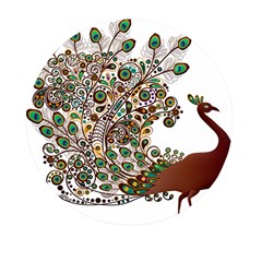 Peacock Graceful Bird Animal Mini Round Pill Box (pack Of 3) by artworkshop