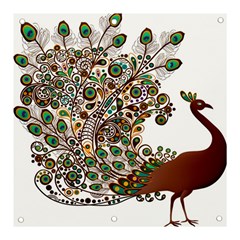 Peacock Graceful Bird Animal Banner And Sign 3  X 3  by artworkshop