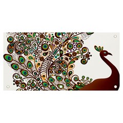 Peacock Graceful Bird Animal Banner And Sign 6  X 3  by artworkshop