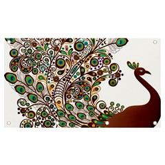 Peacock Graceful Bird Animal Banner And Sign 7  X 4  by artworkshop