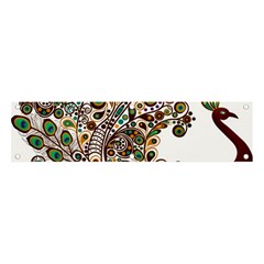 Peacock Graceful Bird Animal Banner And Sign 4  X 1  by artworkshop