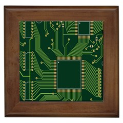 Technology Board Trace Digital Framed Tile by artworkshop