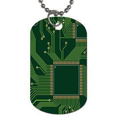 Technology Board Trace Digital Dog Tag (one Side) by artworkshop