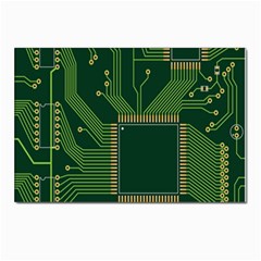 Technology Board Trace Digital Postcard 4 x 6  (pkg Of 10) by artworkshop