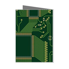 Technology Board Trace Digital Mini Greeting Cards (pkg Of 8) by artworkshop