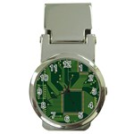 Technology Board Trace Digital Money Clip Watches Front