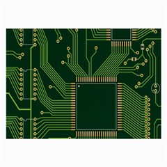 Technology Board Trace Digital Large Glasses Cloth by artworkshop