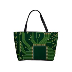 Technology Board Trace Digital Classic Shoulder Handbag by artworkshop