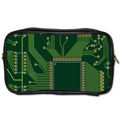 Technology Board Trace Digital Toiletries Bag (one Side) by artworkshop