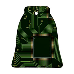 Technology Board Trace Digital Bell Ornament (two Sides) by artworkshop