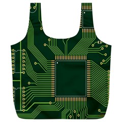 Technology Board Trace Digital Full Print Recycle Bag (xl) by artworkshop