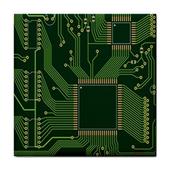 Technology Board Trace Digital Tile Coaster by artworkshop