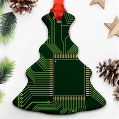 Technology Board Trace Digital Ornament (christmas Tree)  by artworkshop