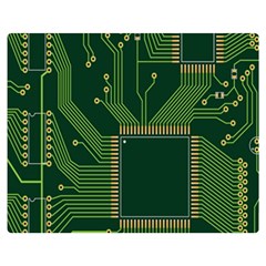 Technology Board Trace Digital Flano Blanket (medium) by artworkshop