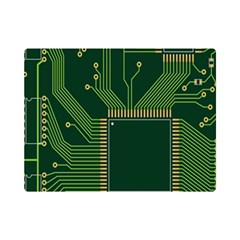 Technology Board Trace Digital Flano Blanket (mini) by artworkshop