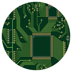 Technology Board Trace Digital Round Trivet by artworkshop