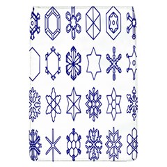 Various Types Of Snowflakes Removable Flap Cover (l) by artworkshop