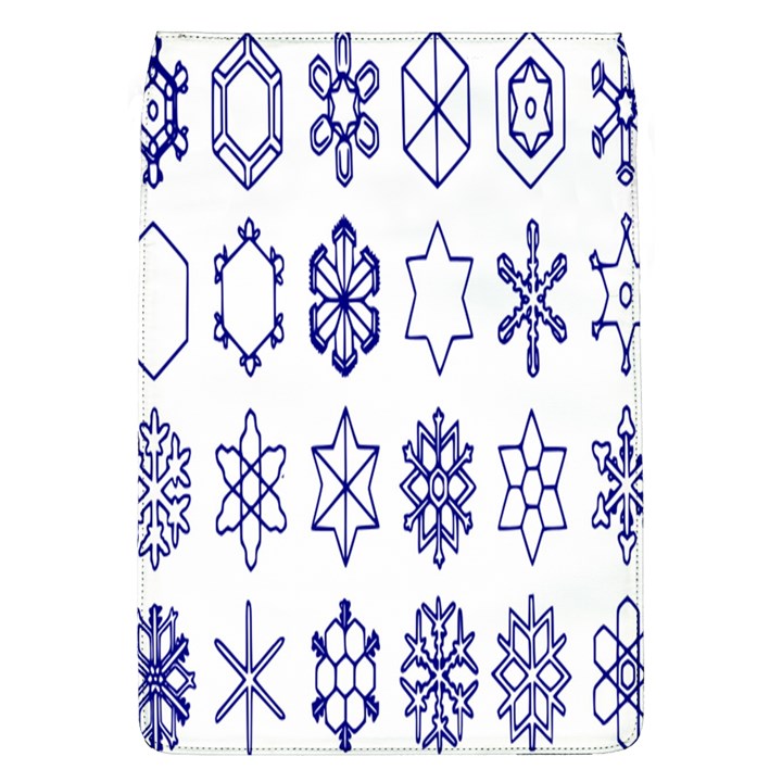 Various Types Of Snowflakes Removable Flap Cover (L)