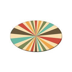 Vintage Abstract Background Sticker Oval (10 Pack) by artworkshop