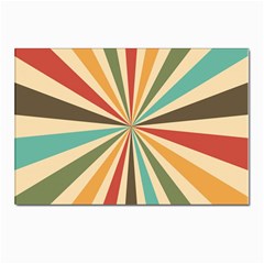 Vintage Abstract Background Postcard 4 x 6  (pkg Of 10) by artworkshop