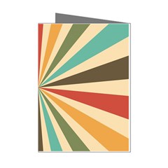 Vintage Abstract Background Mini Greeting Cards (pkg Of 8) by artworkshop