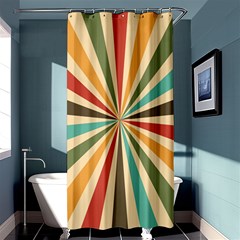 Vintage Abstract Background Shower Curtain 36  X 72  (stall)  by artworkshop