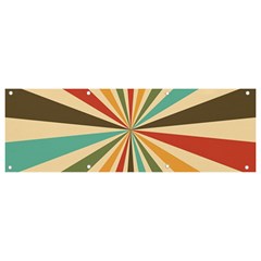 Vintage Abstract Background Banner And Sign 9  X 3 