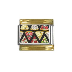 Vector-seamless-pattern-with-italian-pizza-top-view Gold Trim Italian Charm (9mm)