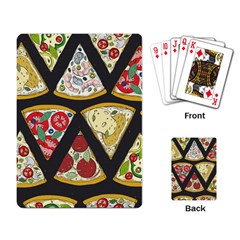 Vector-seamless-pattern-with-italian-pizza-top-view Playing Cards Single Design (Rectangle)