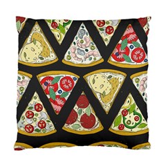 Vector-seamless-pattern-with-italian-pizza-top-view Standard Cushion Case (One Side)