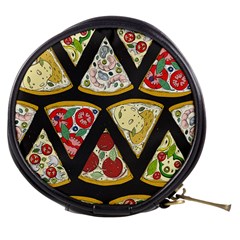 Vector-seamless-pattern-with-italian-pizza-top-view Mini Makeup Bag